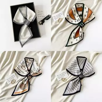 76 * 13 см летний женский новый средний и длинный шарф шаль дышащий солнцезащитный модный универсальный премиум шелковый шарф 76*13cm