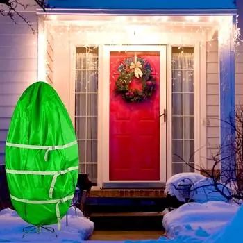 76*152 см с эластичной повязкой водонепроницаемый и пылезащитный органайзер сумка прочная вертикальная сумка для хранения рождественской елки