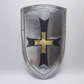76,2 см крестовый щит тамплиеров, средневековый нагревательный щит, средневековый рыцарский крестовый щит, средневековый щит крестоносца, щит для ролевых игр, настенный декор