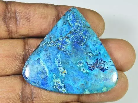 76Cts. Натуральный шаттукит грушевидный кристалл кабошон россыпью драгоценный камень 45X42X05MM RQ-1315