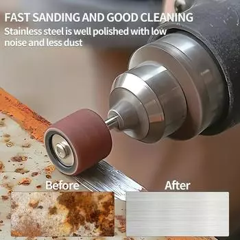 76Pcs Nail Sanding Ring Bands 80-180 Grit Electric Manicure Drill Grinding Heads UV Gel Polish Removal Pedicure Abrasive Tool