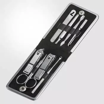 777 Three Seven Silver Кусачки для ногтей, набор из 8 предметов для красоты TS-920C Сделано в Корее