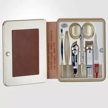 777 Three Seven Silver Кусачки для ногтей, набор из 6 предметов для красоты TS-5300C Сделано в Корее