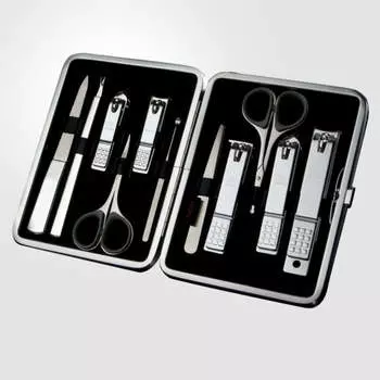 777 Three Seven Silver Кусачки для ногтей, набор из 11 предметов для красоты TS-393C Сделано в Корее