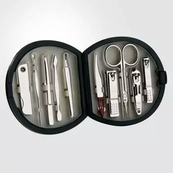 777 Three Seven Silver Набор для стрижки ногтей из 10 предметов TS-1305C Сделано в Корее