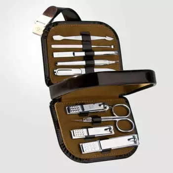 777 Three Seven Silver Набор для стрижки ногтей из 9 предметов TS-8010C Сделано в Корее