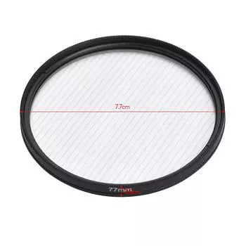 77 мм фильтр с синей полосой для линз, анаморфотный оптический стеклянный фильтр со спецэффектами для зеркальных камер