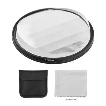 77 мм линейный стеклянный призматический фильтр для объектива, профессиональный фильтр для объектива калейдоскопа, аксессуар для фотосъемки