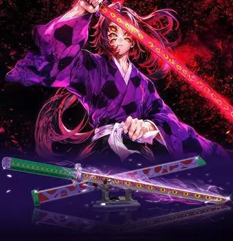 789PCS аниме демон убийца Кокушибо меч строительные блоки лезвие катана нож сборка оружие кирпич игрушки для мальчиков дети подарок no original box