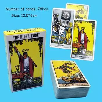 78 шт. развлекательные настольные и карточные игры Карты Таро Rider
