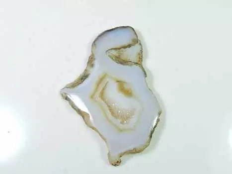 78Cts. Dyed Black Druzy Agate Fancy Crystal Cabochon Loose Gemstone 38X62MM SK-2249