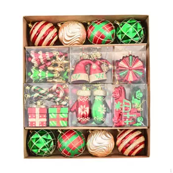 78x Tree Ornaments for Christmas Celebrations