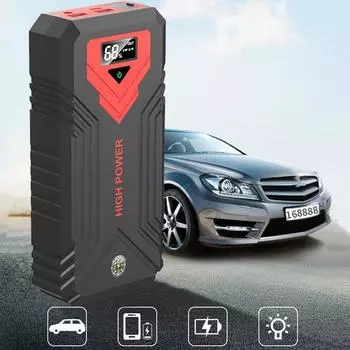 79800 мАч Автомобильный аварийный источник питания для запуска 12 В автомобильный аккумулятор прикуриватель автомобильный пусковой комплект усилитель красный