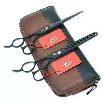 7,0 левые профессиональные парикмахерские ножницы, парикмахерские ножницы для стрижки волос, набор для истончения волос, машинки для стрижки волос