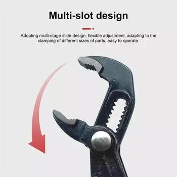 7/10/12 Inch Soft Grip Waterpump Pliers High Hardness Plumbers Pipe Wrench Pliers with Comfort Grip for Agricultural Machinery