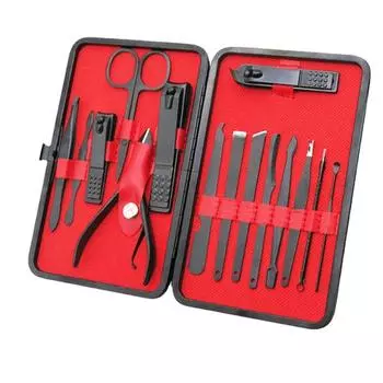 7/10/15 шт. профессиональные ножницы для педикюра, набор ножниц из нержавеющей стали с орлиным крючком, портативные маникюрные машинки для стрижки ногтей, набор инструментов 7 pcs