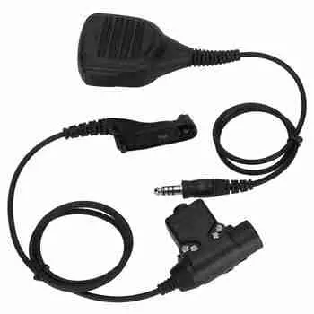 7,1 мм плечевой микрофон ручной 2-сторонний радио динамик микрофон с U94 PTT для MOTOROLA XIR P8268