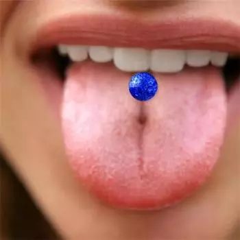 7/20 шт блестки светящиеся соски язык штанга кольцо пирсинг ювелирные изделия 7pcs