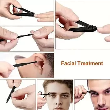 7-24pcs Professional Nail Clippers Kit - Ultra Sharp Fingernail and Toenail Cutters for Men and Women - Sturdy Pedicure Care