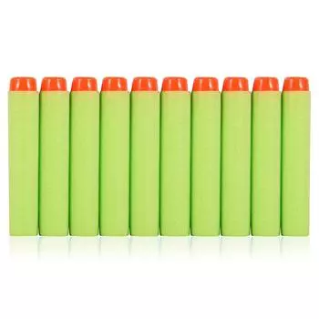 Пенопластовые дротики диаметром 7,2 см для серии запасных частей для игрушечного пистолета, зеленый