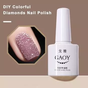 7,3 мл светоотражающий мигающий лак для ногтей красочный блестящий гель для ногтей легкое нанесение DIY дизайн ногтей женский лак для ногтей красный