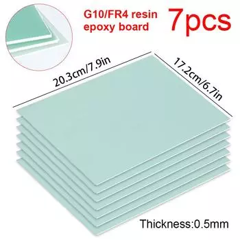 7/3 шт. DIY G10/FR4 эпоксидная пластина-изолятор плата 3D принтер 0,5 мм для 3D печати для 3,2 В 280 Ач 320 Ач 90 Ач Lifepo4 аккумуляторная батарея