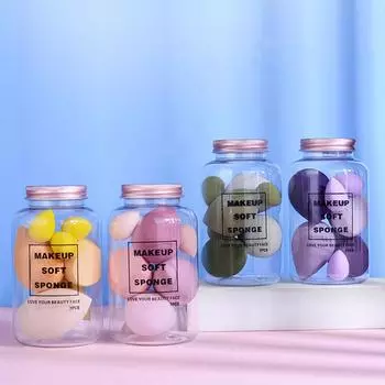 7/4 шт. набор спонжей для макияжа, набор спонжей для макияжа, красоты, косметической пудры для тонального крема, консилера, блендер, инструменты, подарочный набор