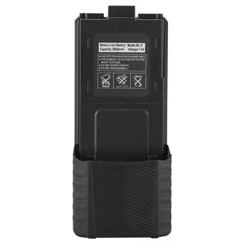 7.4V 3800mAh литий-ионный аккумулятор для Baofeng UV 5R BL-5L UV 5R Series двухстороннее радио(черный) чёрный