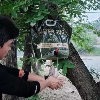 7,5 л складная сумка для воды для кемпинга портативный контейнер для воды чайник ведро альпинистское кемпинговое снаряжение