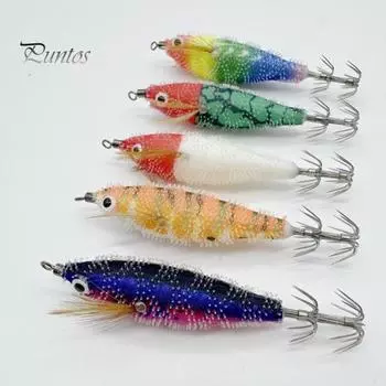 7,5 см/6 г бионическая приманка в виде креветки с крючком для кальмара, светящаяся в темноте реалистичная искусственная приманка для ловли соленого пресноводного окуня, судака, форели, рыболовные принадлежности синий