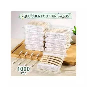 7,5 см для ушей ватные палочки для кончика толстые ватные палочки подходят для макияжа и уборки домашнего использования чистящие палочки бамбуковая палочка