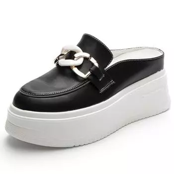 7,5 см новые тапочки из микрофибры на танкетке из кожи, сандалии, женские туфли на каблуках, летние дизайнерские женские модные ботинки 34 чёрный