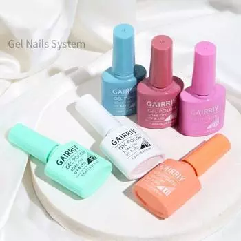 7.5ml Great Excellent Saturation Harmless Liquid Gel Polish Nail No Wipe Top Coat Soak Off UV Birthday Gift 20