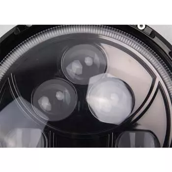 7 60W Led Headlight Round High Low Beam Headlamp For Jeep Wrangler TJ/LJ/CJ/JK