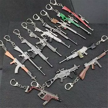 7,62 мм 30 г Утолщенный Металлический Винтовка АКМ Модель АК 47 Игрушки Пистолет Брелки Игровые Аксессуары Подвеска для Оружия Брелок Подарок для Парня 98K