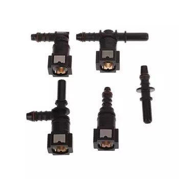 7,89 ID6 автомобильный топливный шланг Bundy тройник, муфта для шланга, нейлоновая муфта для шланга мотоцикла, быстроразъемный соединитель, автомобильные аксессуары