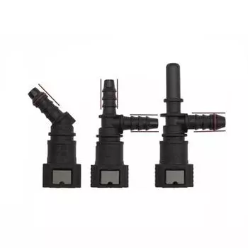 7.89 ID6 топливный шланг PA12 пластиковый 45° шланговый соединитель трубный соединитель быстроразъемный соединитель прочный тройник Bundy автомобильные аксессуары