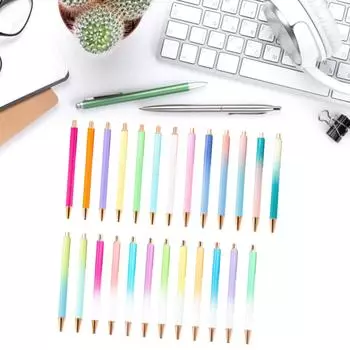 7/8/10 шт. офисная ручка для подписи выдвижная шариковая ручка деловая ручка для подписи металлическая шариковая ручка пишите плавно A