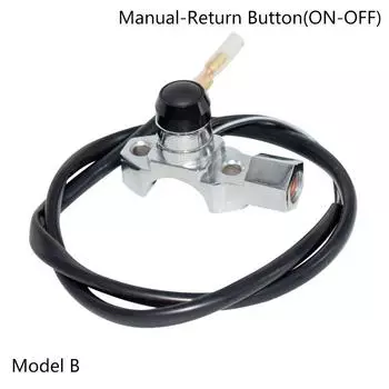 7/8 22 мм мотоциклетный переключатель с фиксацией/кнопки мгновенного действия для фар, противотуманных фар, лампы, звуковой сигнал M10 для зеркала заднего вида Model A