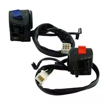 7/8 22 мм ручка мотоцикла левый и правый переключатели звуковой сигнал поворота фара электрический старт переключатель контроллера руля Model 2