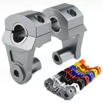 7/8 22 мм стояки руля подходят для SUZUKI DRZ 400 DRZ 650, всесезонные синие аксессуары для мотоциклов, зажимы для толстых ручек серебряный