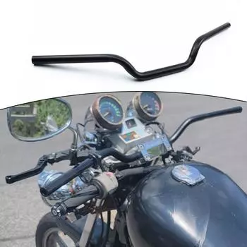 7/8 дюйма 22 мм руль мотоцикла руль мотоцикла для Cafe Racer Tracker Scrambler Bobber MT09 NC750X руль чёрный