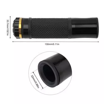 7/8 дюймов 22 мм мотоцикл руль ручка бар мотоцикл ручки с ЧПУ для мотоцикла мотоцикл скутер Chopper Cafe Racer красный