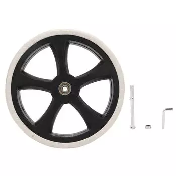 7,8-дюймовое сменное колесо для тележки для покупок, бесшумное, встроенное, с амортизацией, шарикоподшипник, тележка для продуктов