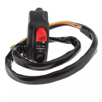 7/8-дюймовый правый руль мотоцикла, звуковой сигнал поворота, фара, автоматический выключатель зажигания для