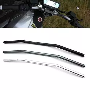 7/8-дюймовый универсальный руль мотоцикла с ЧПУ, руль из алюминиевого сплава для мотоцикла, антикоррозийные рули для скутера чёрный