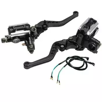 7/8 руль мотоцикла главный цилиндр рычаги ручка гидравлический тормоз насос сцепление для Honda Yamaha Kawasaki Dirt Pit Bike ATV