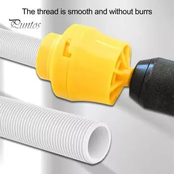 7/8 шт./комплект электрических дрелей для труб с резьбонарезным набором с 3 размерами плашек, профессиональная электрическая дрель, совместимая с ПВХ водопроводными трубами, резьбонарезные инструменты B