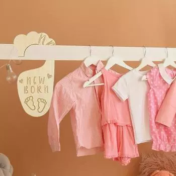 7/8 шт. Разделители для детского гардероба, деревянные маркеры размеров детской одежды, разделители размеров одежды для новорожденных и малышей для повседневной организации одежды