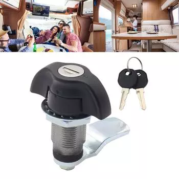 7/8 трубчатый кулачковый замок с 2 ключами кулачковый замок для шкафа, замок для ящика, замок для отсека автофургона, замок для шкафов